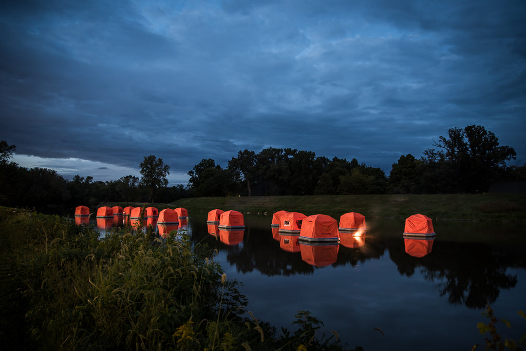 The Ultimate Adventure: Launching Your Own Floating Campground with SmithFly's Shoal Tent
