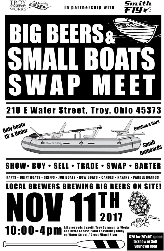Big Beers and Small Boats Swap Meet, NOV 11th 2017, at SmithFly HQ